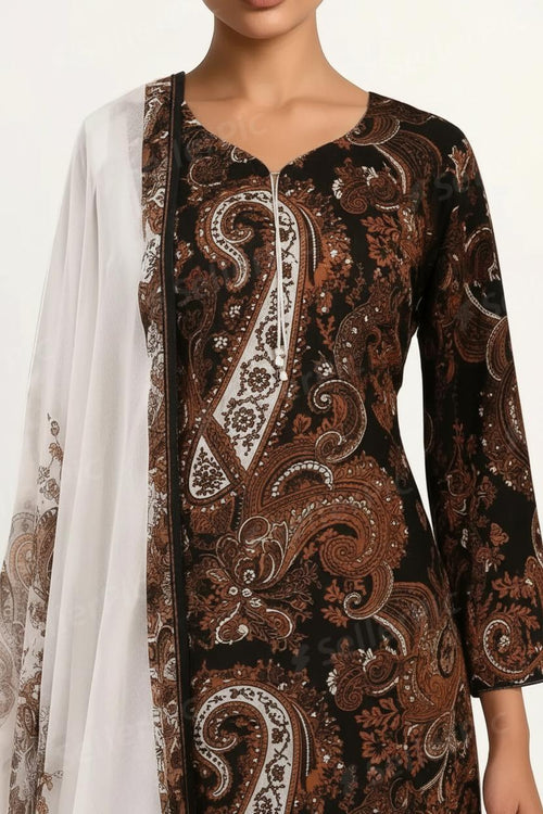 Black & Chocolate (Floral)
