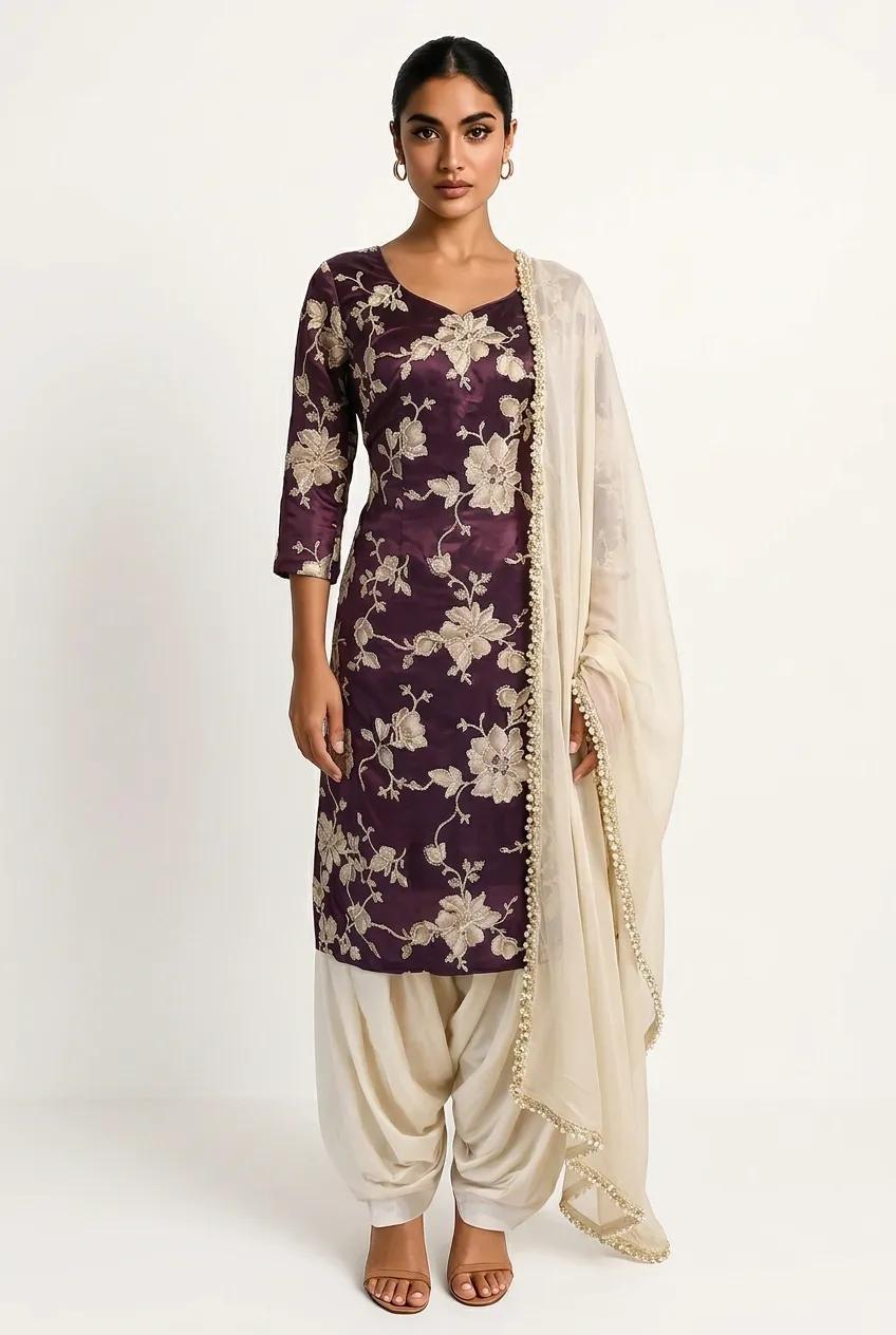 Purple (Heavy Embroidery)