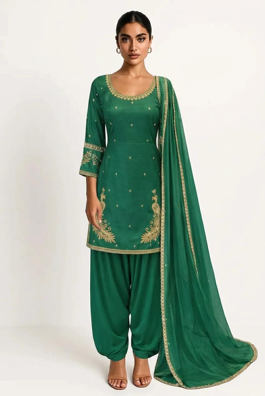 Green (Peacock Design)