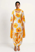 White & Orange (Floral)