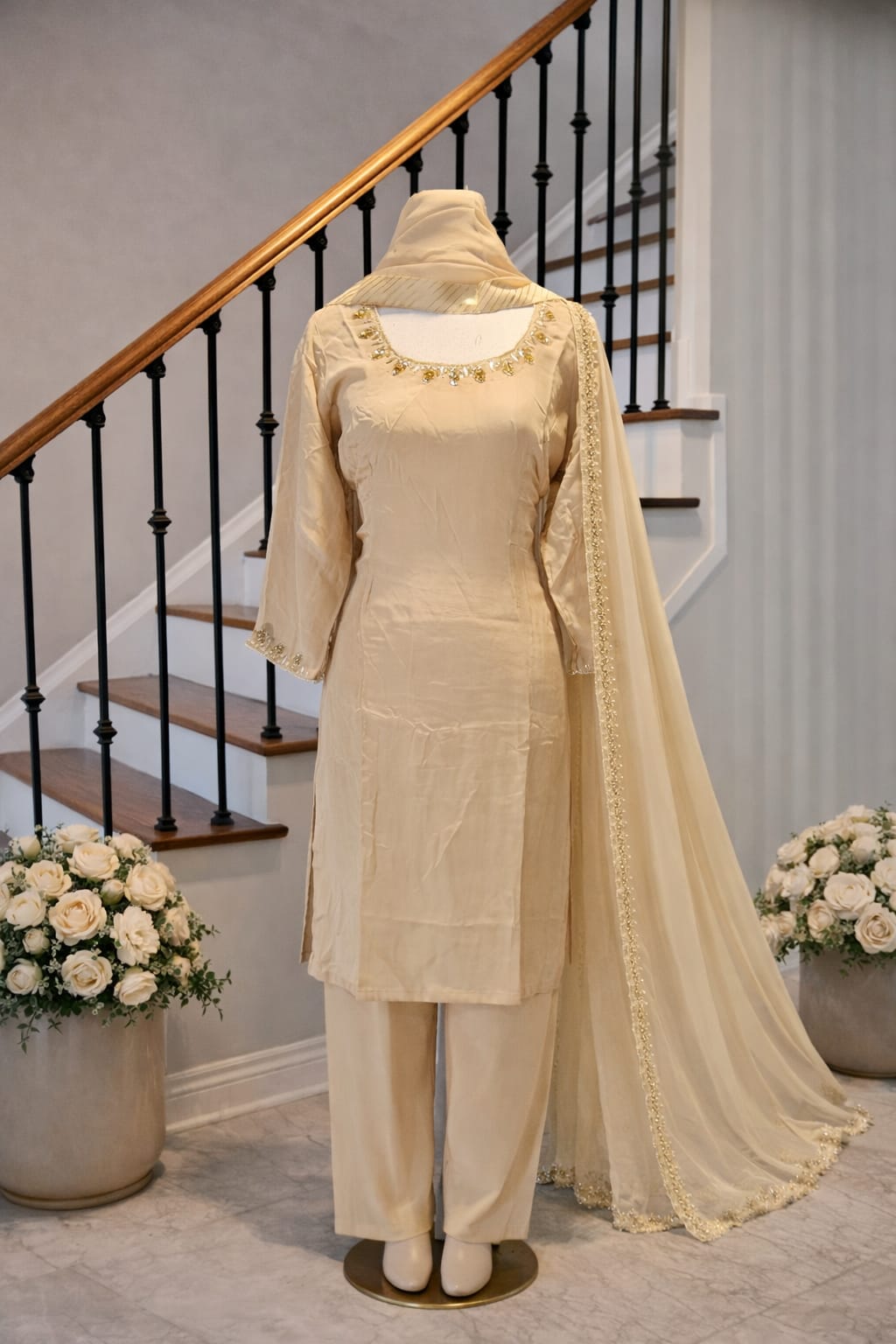 Beige Cream (Handwork)