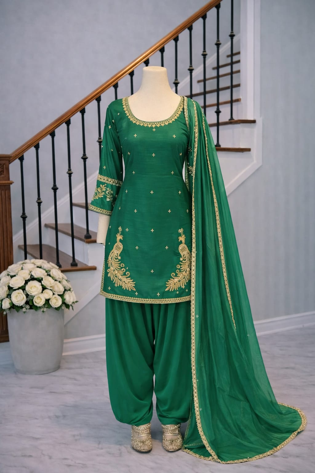 Green (Peacock Design)