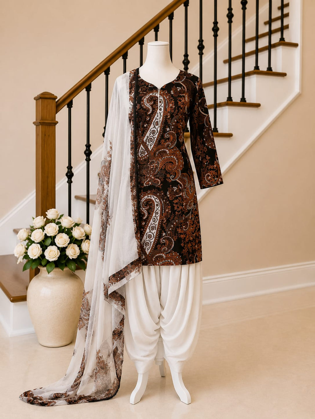 Black & Chocolate (Floral)