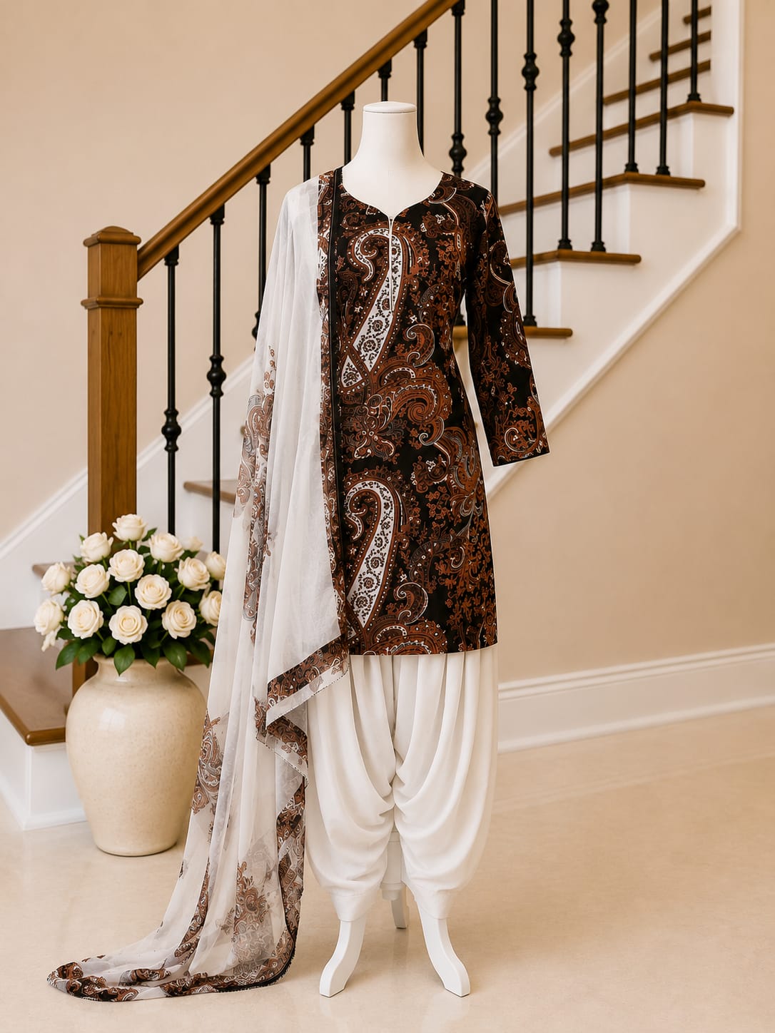 Black & Chocolate (Floral)