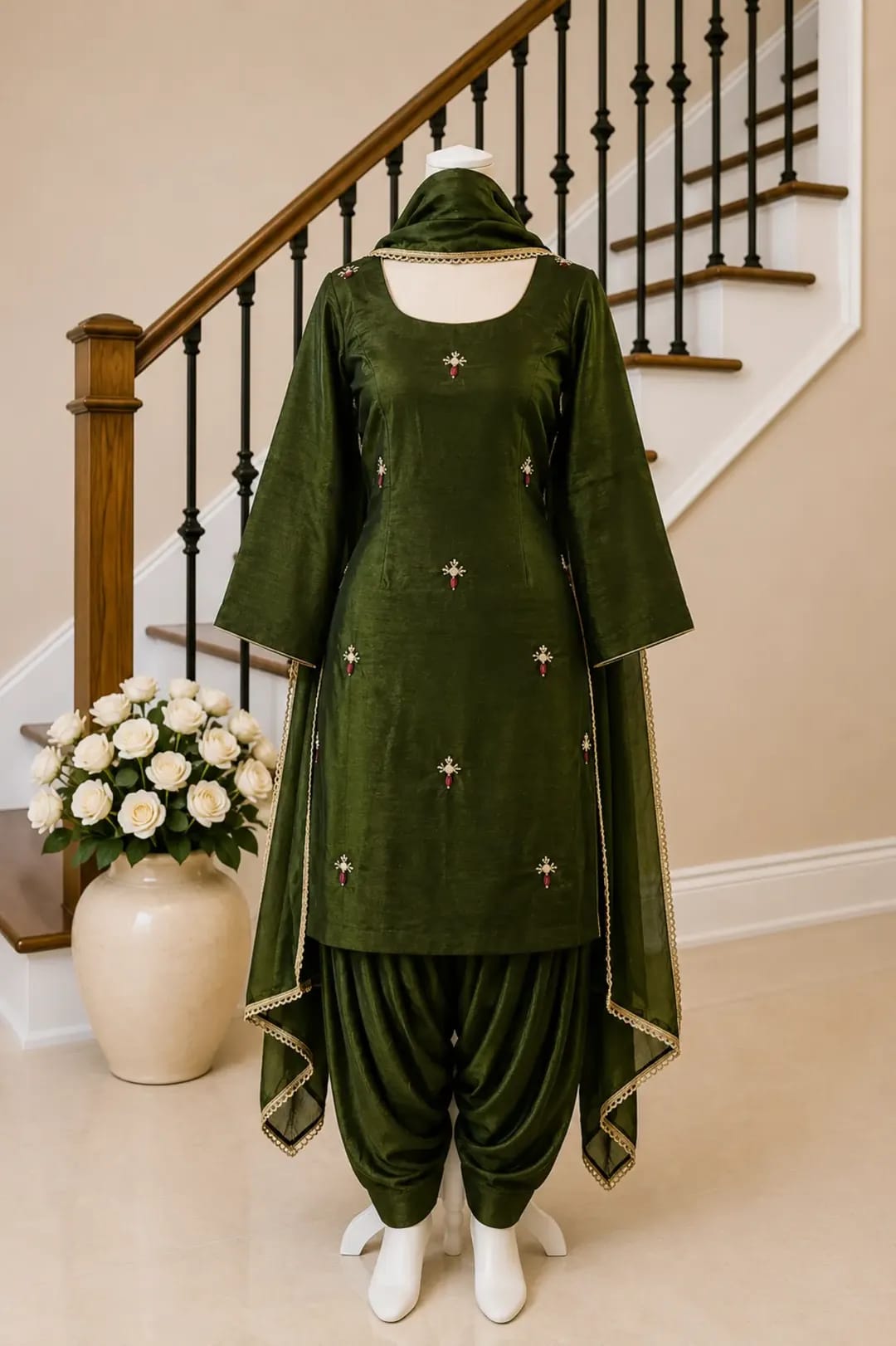 Olive Green (Handwork)