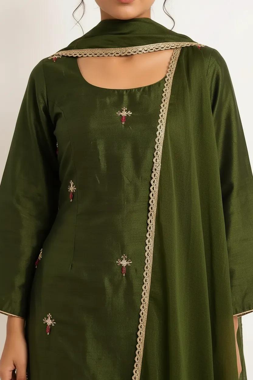 Olive Green (Handwork)