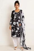 Black & White (Floral)