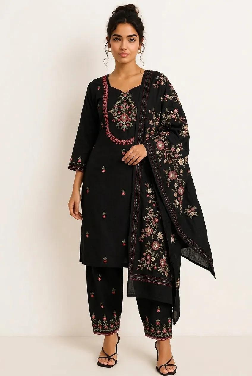 Black Kashmiri Kadai