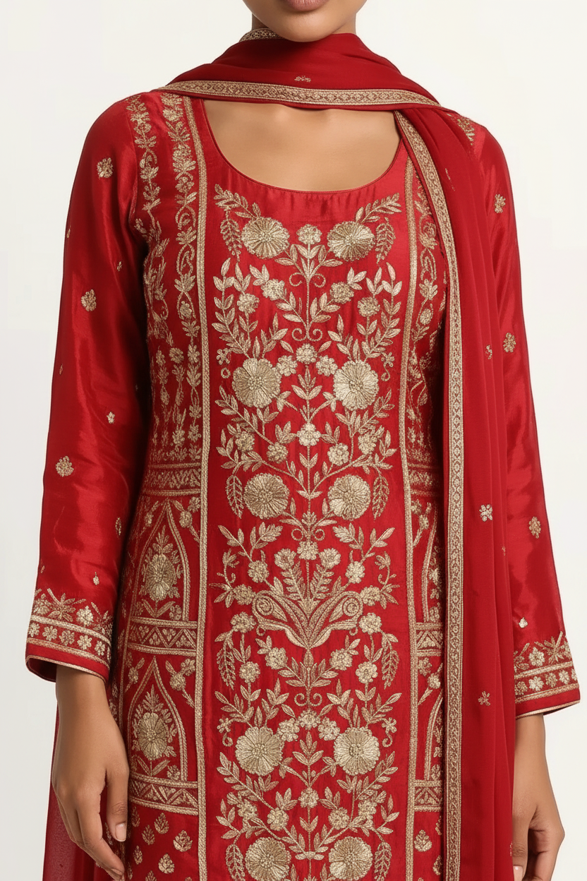 Red (Fully Handwork)